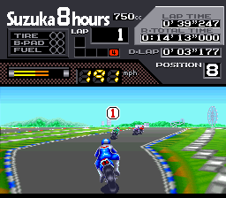 Suzuka 8 Hours (USA) In game screenshot